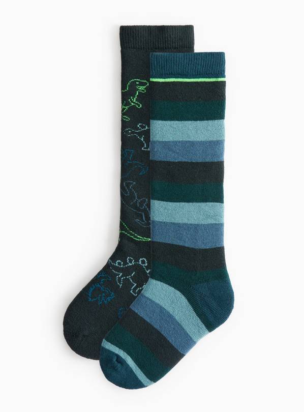 Dino Welly Socks 2 Pack 12.5-3.5